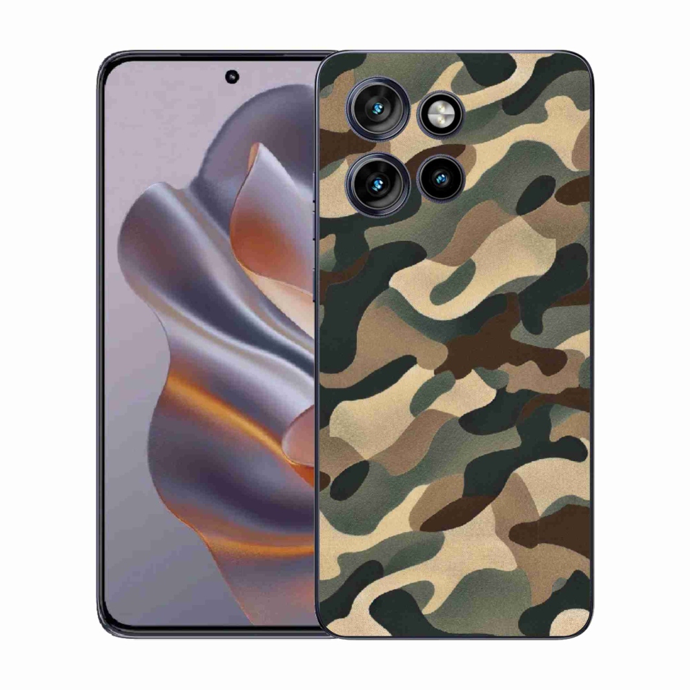 Gelový kryt mmCase na Motorola Edge 50 Neo - maskáčový vzor 11