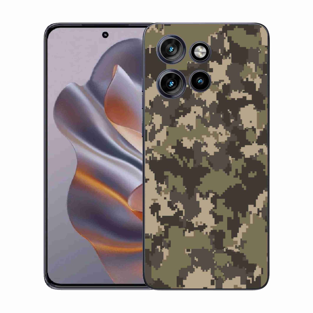 Gelový kryt mmCase na Motorola Edge 50 Neo - maskáčový vzor 12