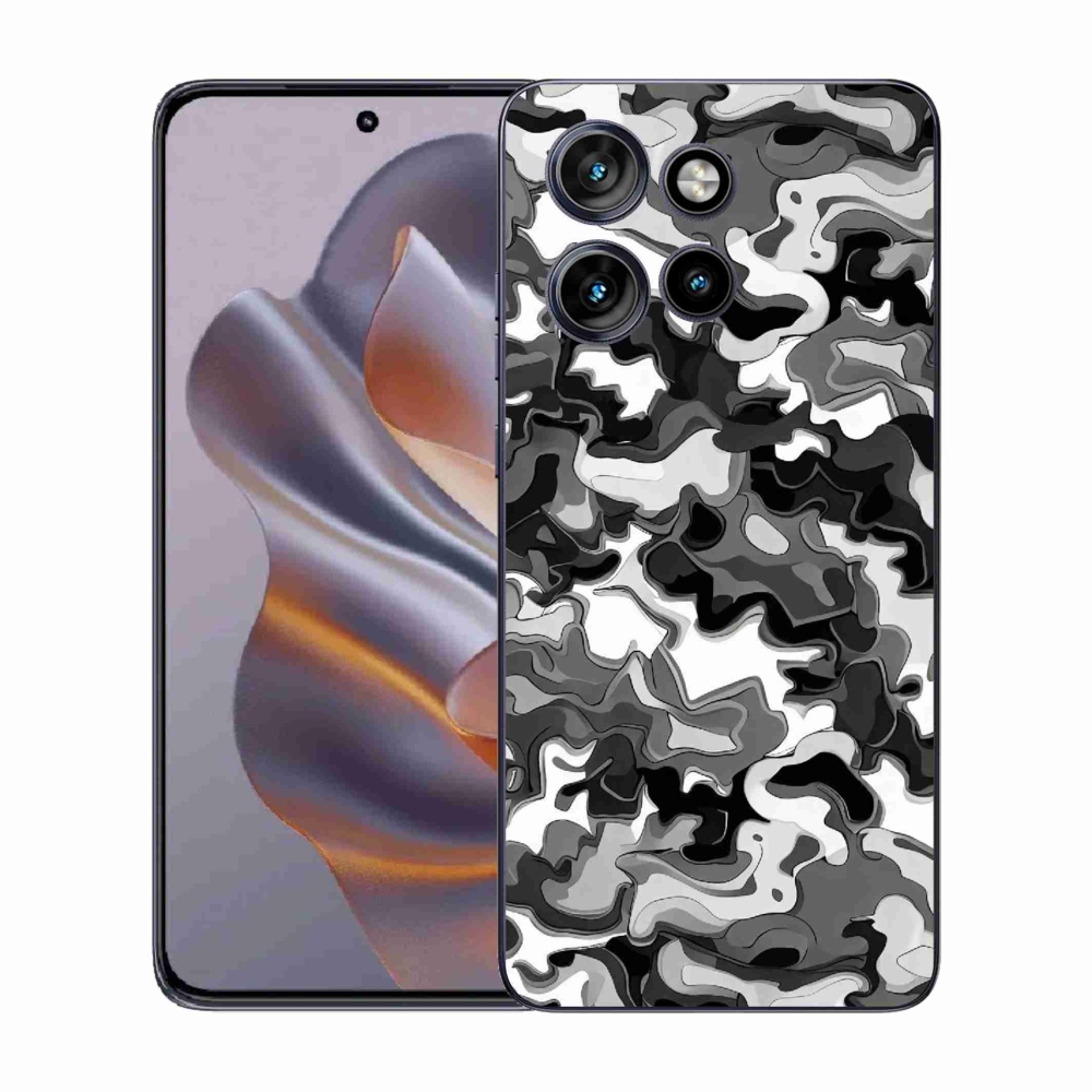 Gelový kryt mmCase na Motorola Edge 50 Neo - maskáčový vzor 3