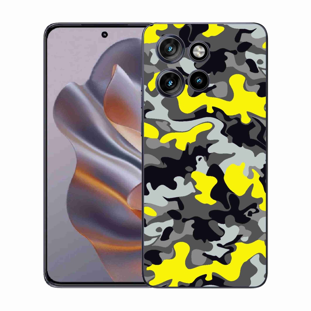 Gelový kryt mmCase na Motorola Edge 50 Neo - maskáčový vzor 6