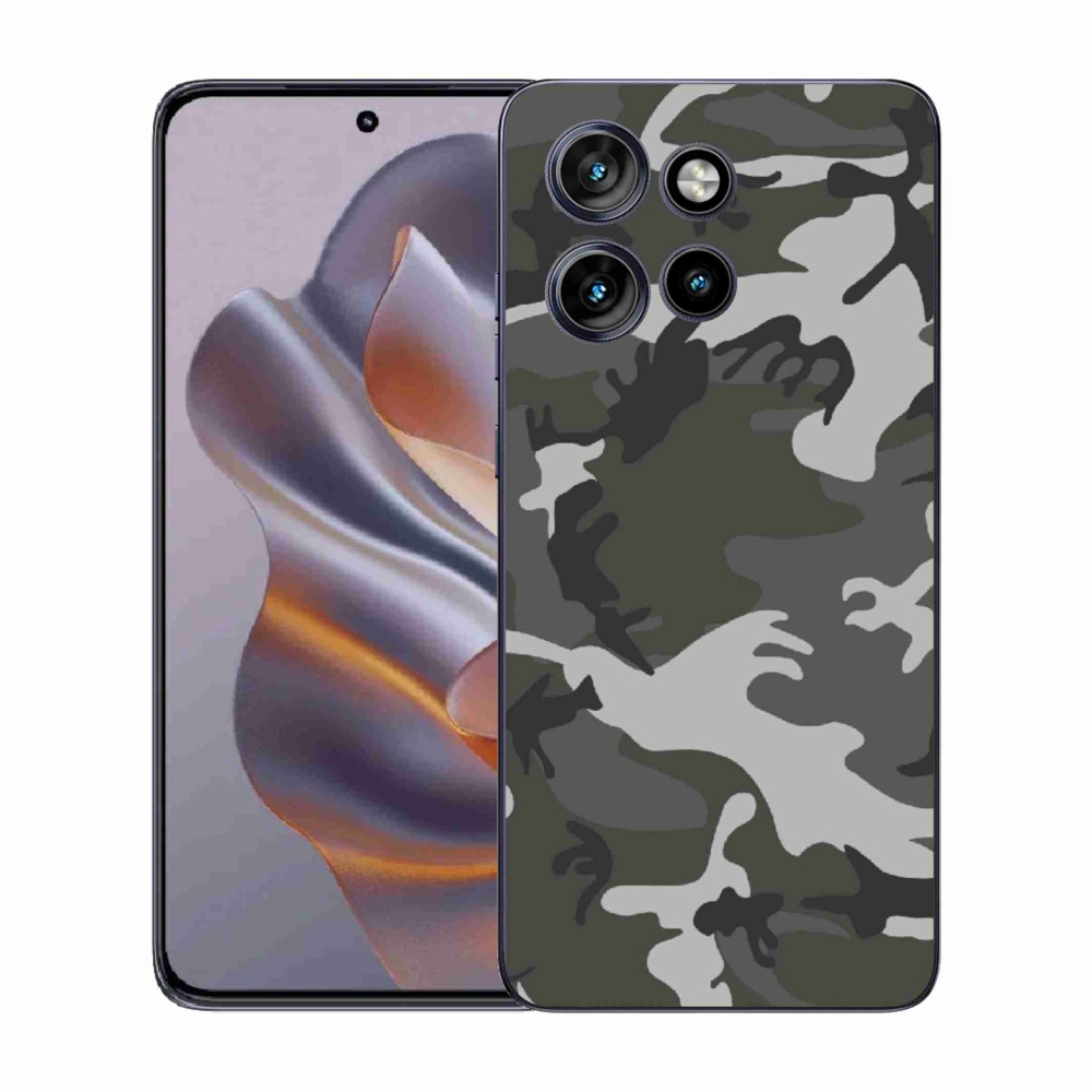 Gelový kryt mmCase na Motorola Edge 50 Neo - maskáčový vzor