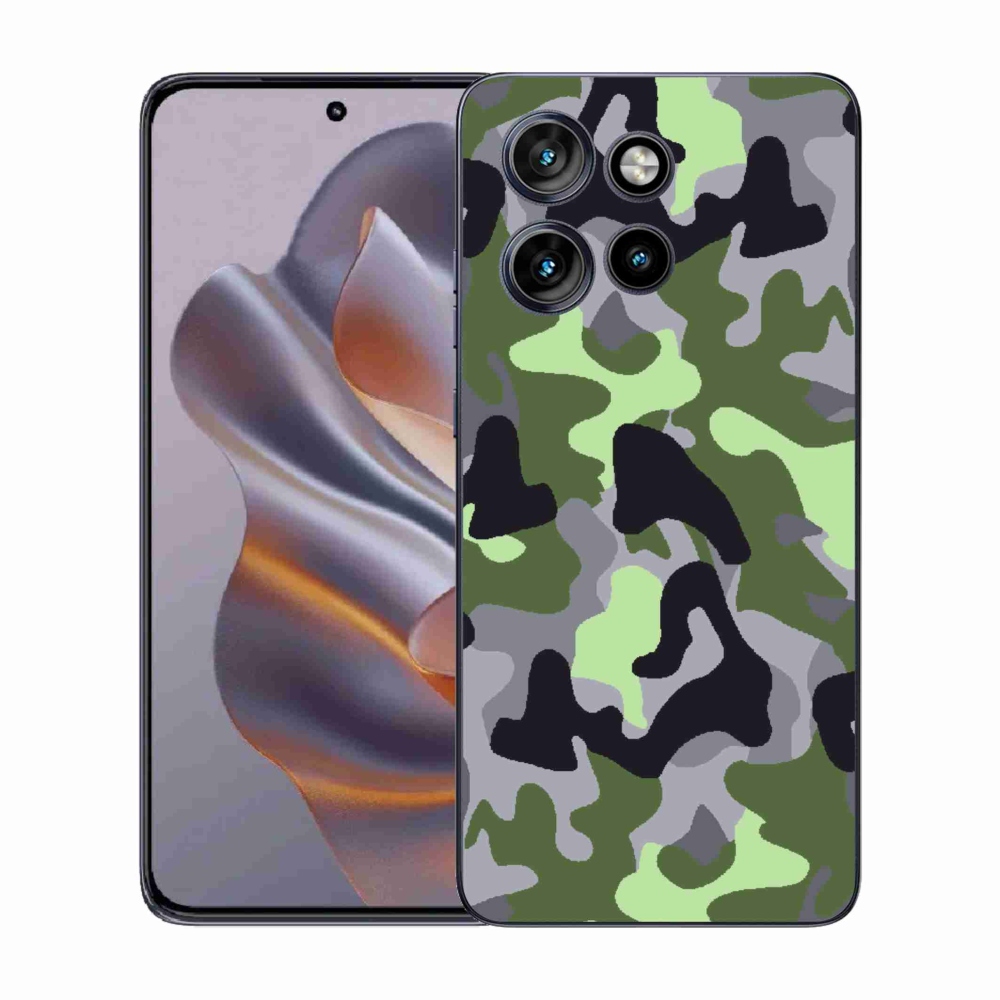 Gelový kryt mmCase na Motorola Edge 50 Neo - maskáčový vzor 7