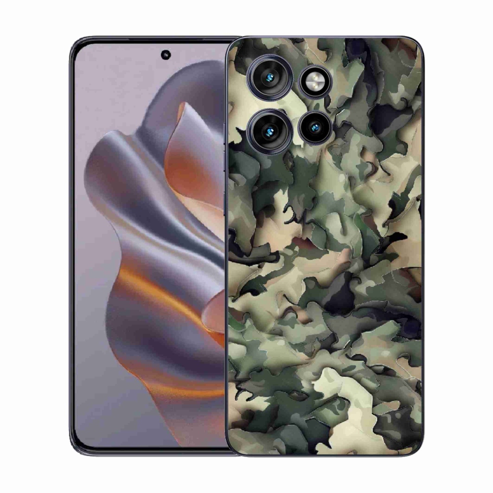 Gelový kryt mmCase na Motorola Edge 50 Neo - maskáčový vzor 9