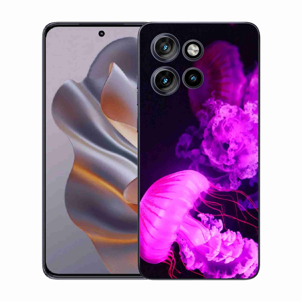 Gelový kryt mmCase na Motorola Edge 50 Neo - medúza 1
