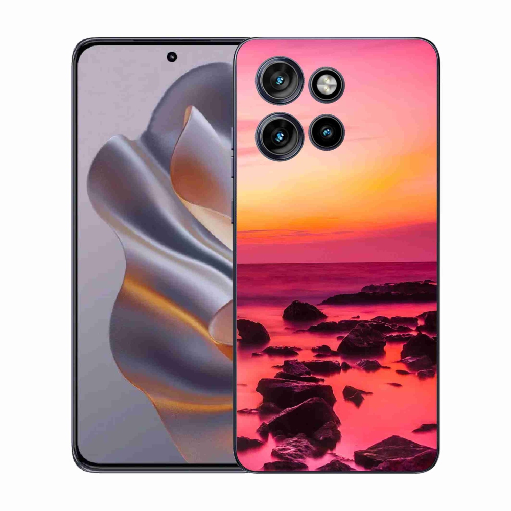 Gelový kryt mmCase na Motorola Edge 50 Neo - moře a záře