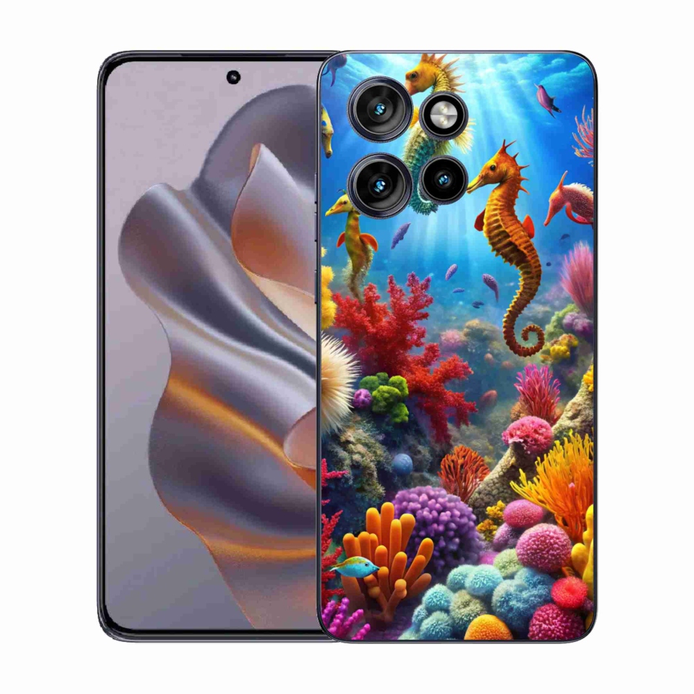 Gelový kryt mmCase na Motorola Edge 50 Neo - mořský svět 3