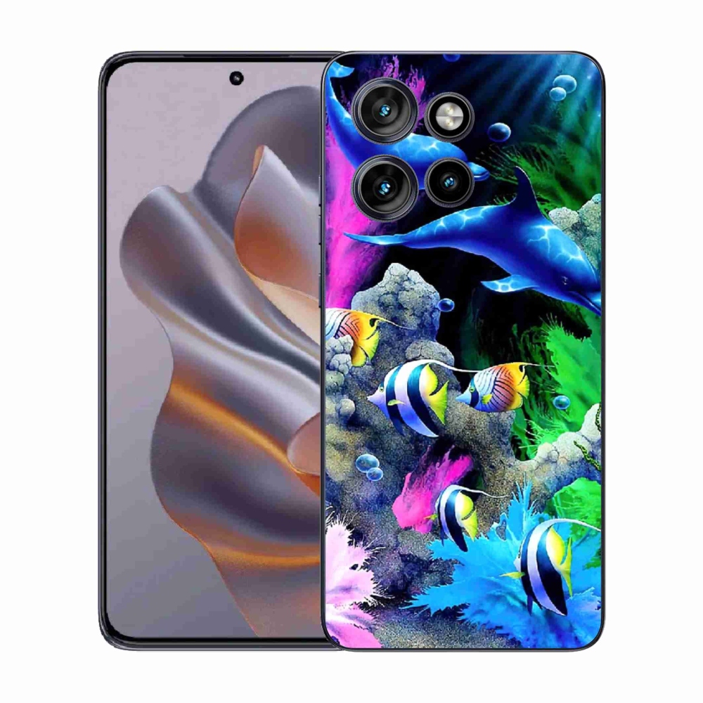 Gelový kryt mmCase na Motorola Edge 50 Neo - mořský svět