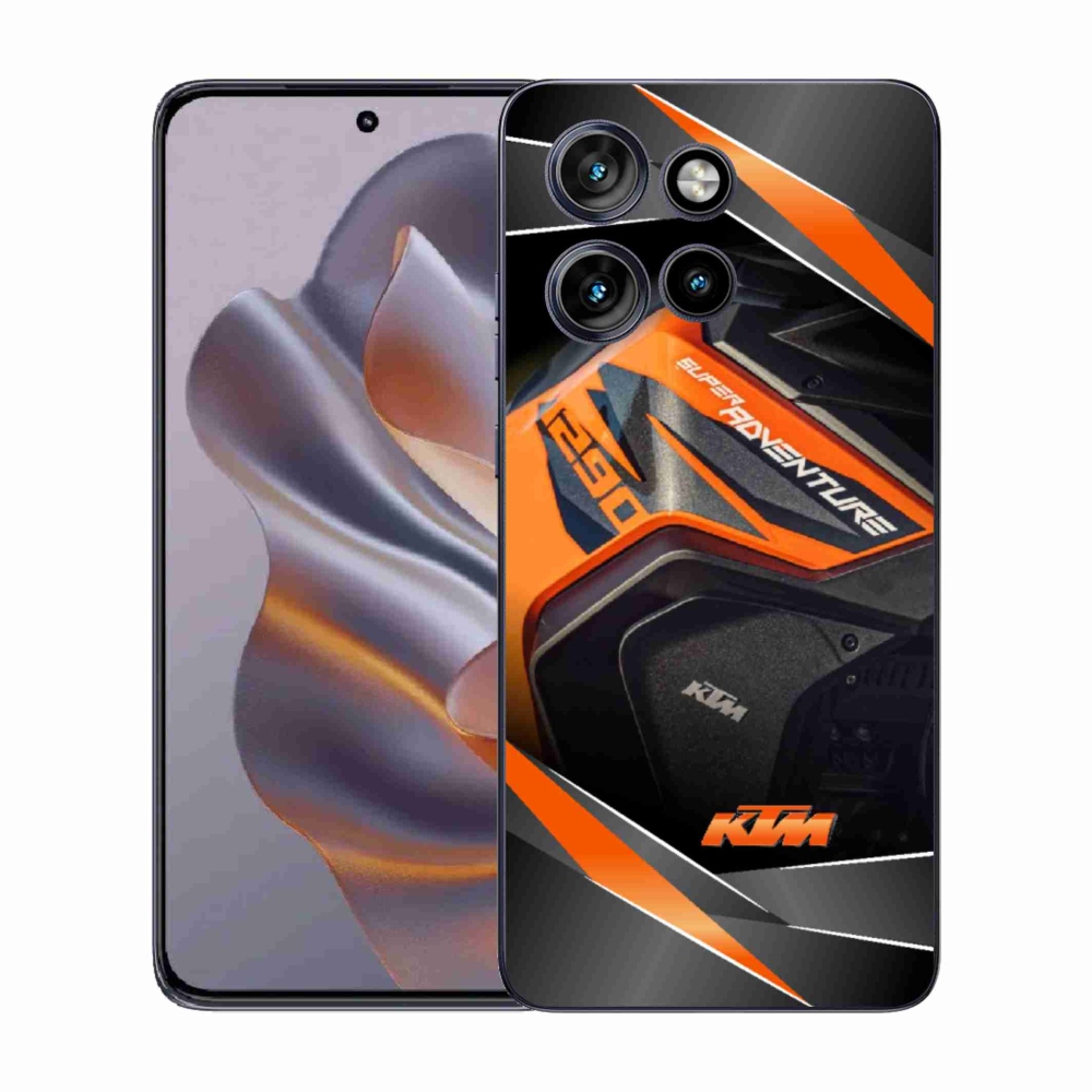 Gelový kryt mmCase na Motorola Edge 50 Neo - motorka ktm