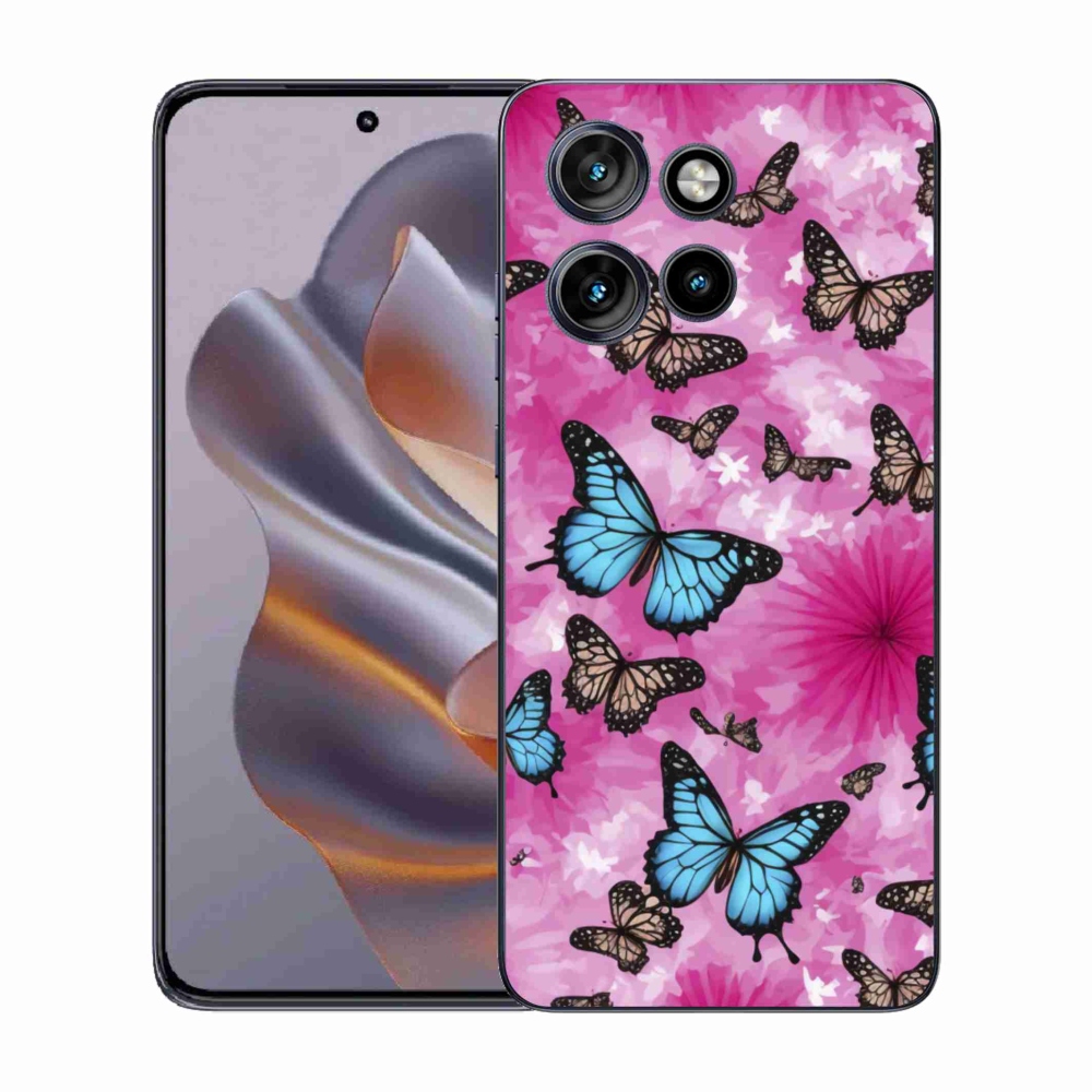 Gelový kryt mmCase na Motorola Edge 50 Neo - motýlí zahrada