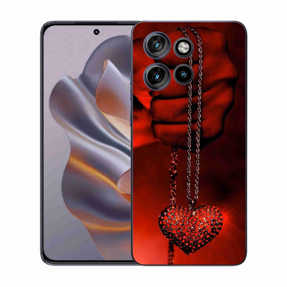 Gelový kryt mmCase na Motorola Edge 50 Neo - náhrdelník