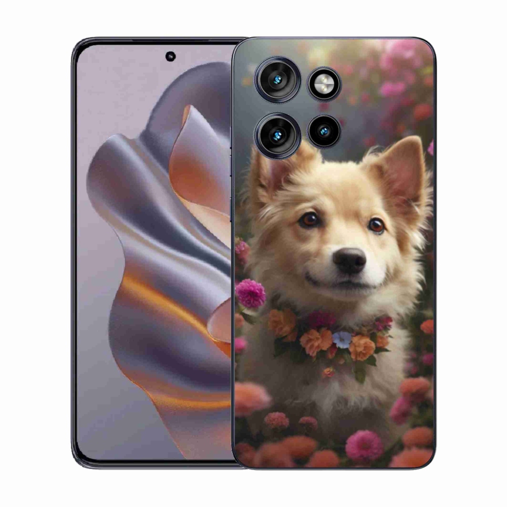 Gelový kryt mmCase na Motorola Edge 50 Neo - německý špic