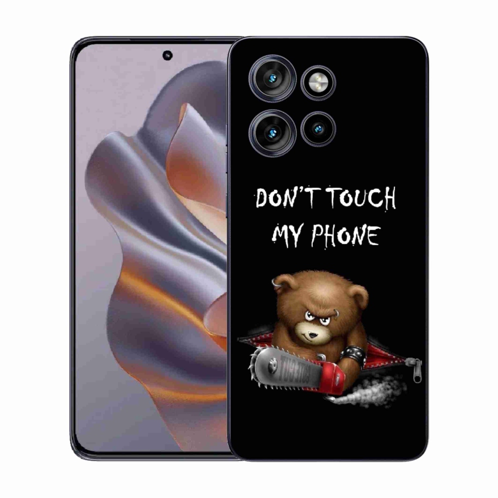 Gelový kryt mmCase na Motorola Edge 50 Neo - nesahej na telefon