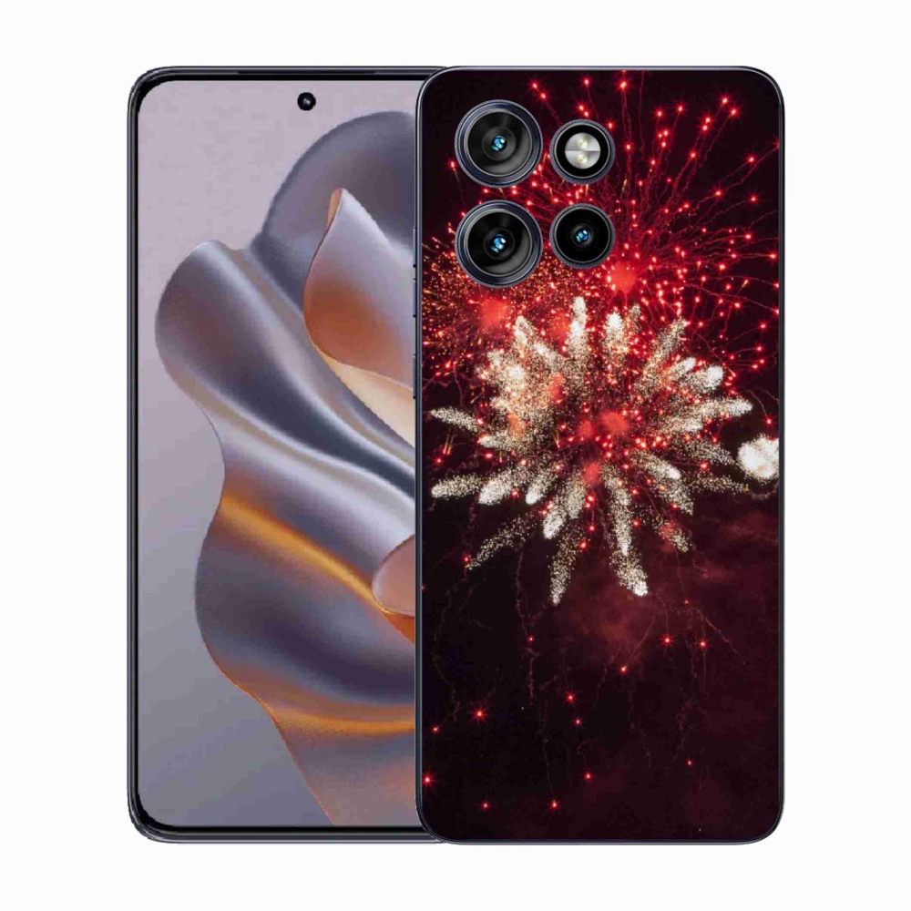 Gelový kryt mmCase na Motorola Edge 50 Neo - ohňostroj