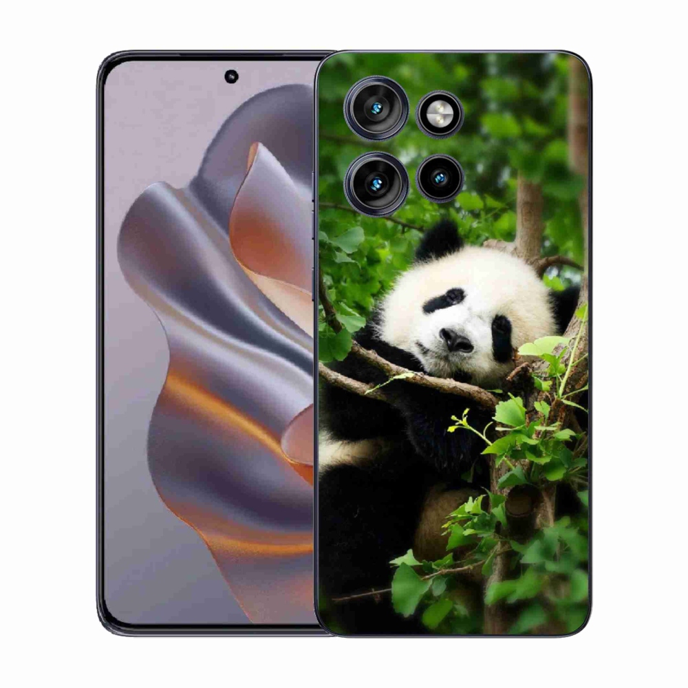 Gelový kryt mmCase na Motorola Edge 50 Neo - panda