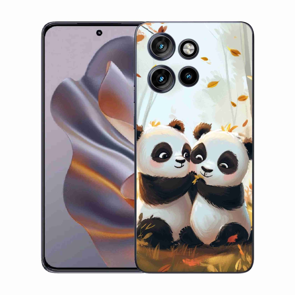 Gelový kryt mmCase na Motorola Edge 50 Neo - pandy