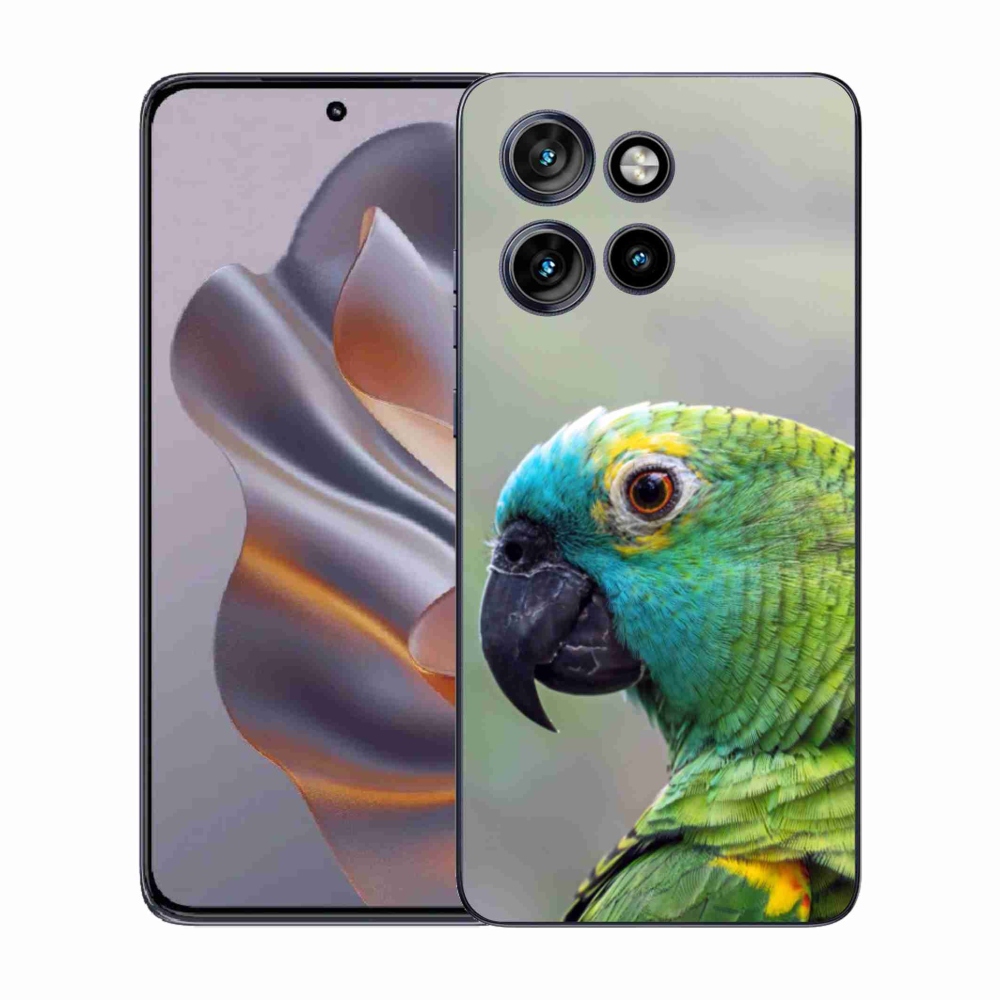 Gelový kryt mmCase na Motorola Edge 50 Neo - papoušek amazoňan