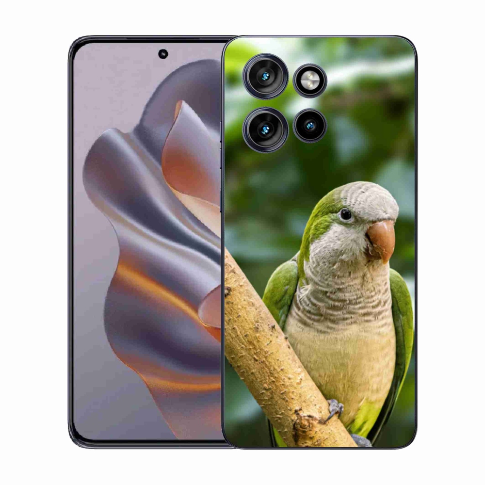 Gelový kryt mmCase na Motorola Edge 50 Neo - papoušek mníšek