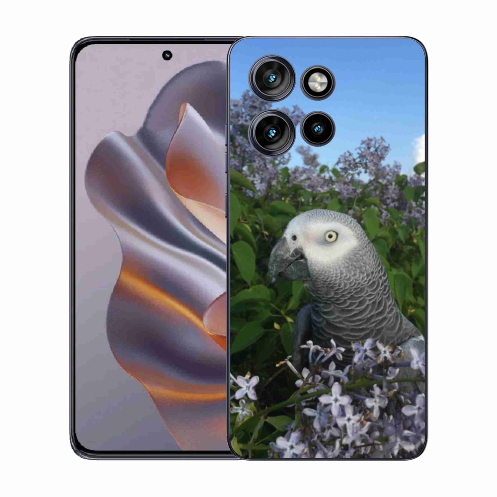 Gelový kryt mmCase na Motorola Edge 50 Neo - papoušek žako