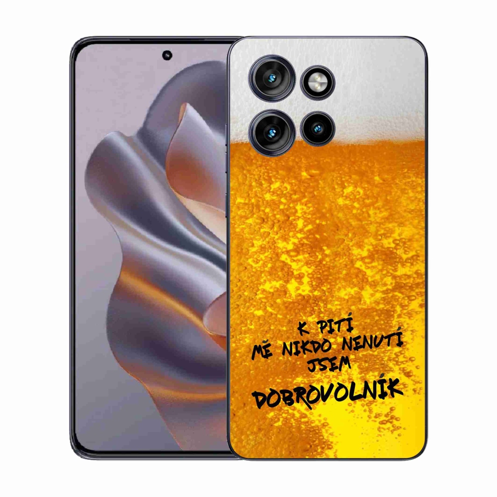 Gelový kryt mmCase na Motorola Edge 50 Neo - pivní motiv 4