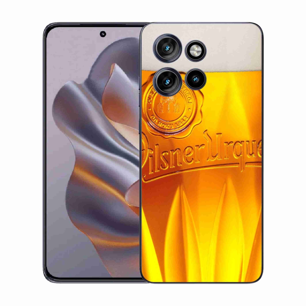 Gelový kryt mmCase na Motorola Edge 50 Neo - pivo