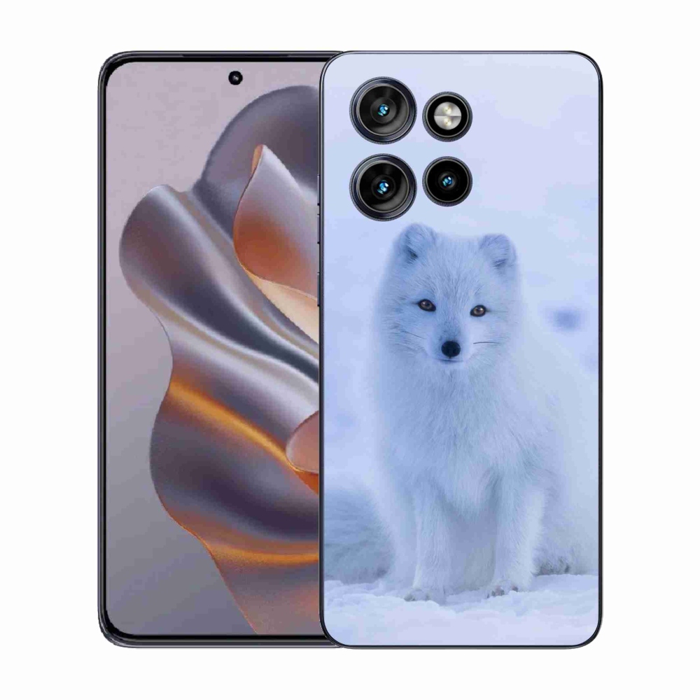 Gelový kryt mmCase na Motorola Edge 50 Neo - polární liška