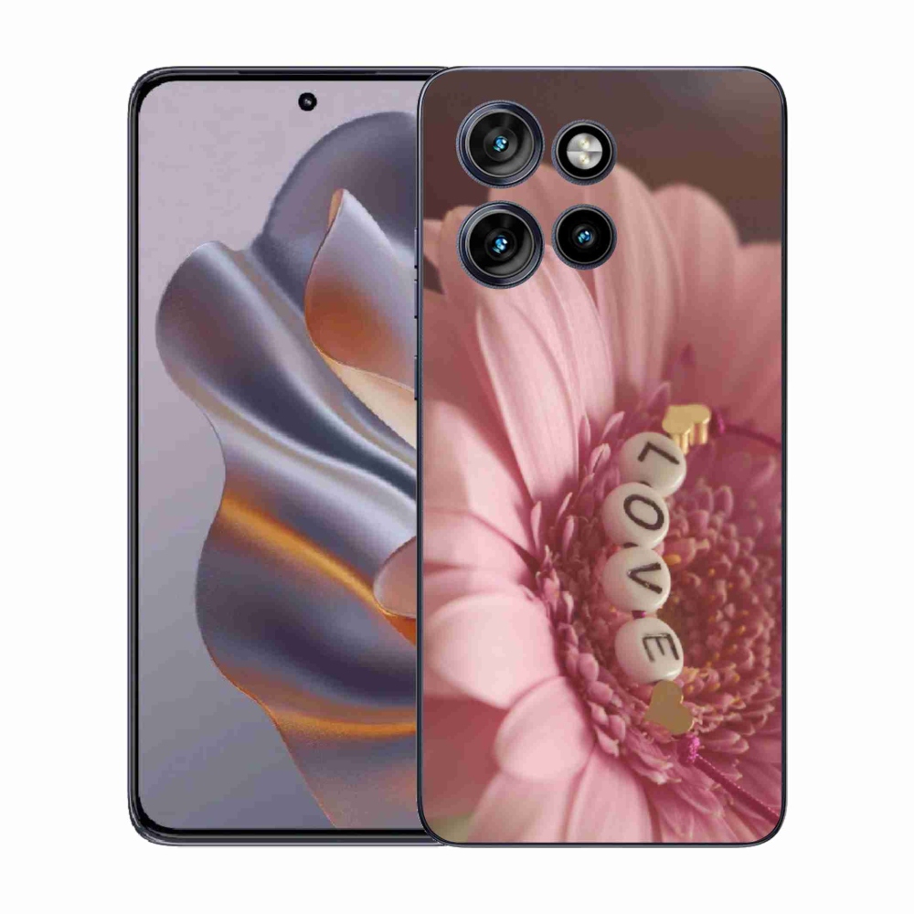 Gelový kryt mmCase na Motorola Edge 50 Neo - přívěsek love