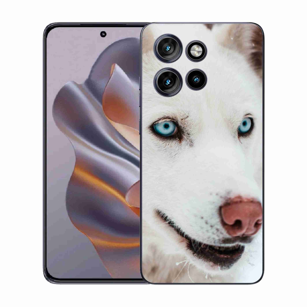 Gelový kryt mmCase na Motorola Edge 50 Neo - psí pohled