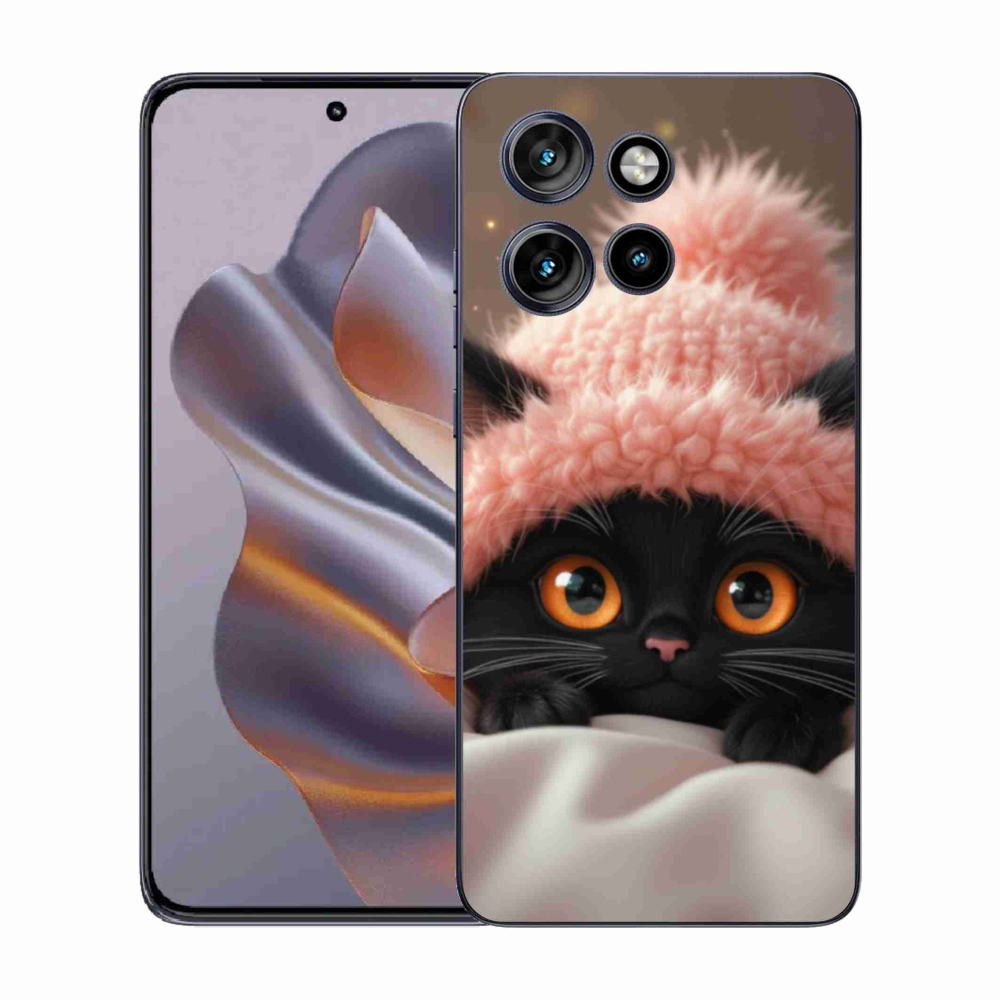 Gelový kryt mmCase na Motorola Edge 50 Neo - roztomilé kotě 7