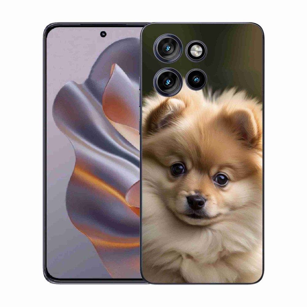 Gelový kryt mmCase na Motorola Edge 50 Neo - roztomilý pomeranian 2