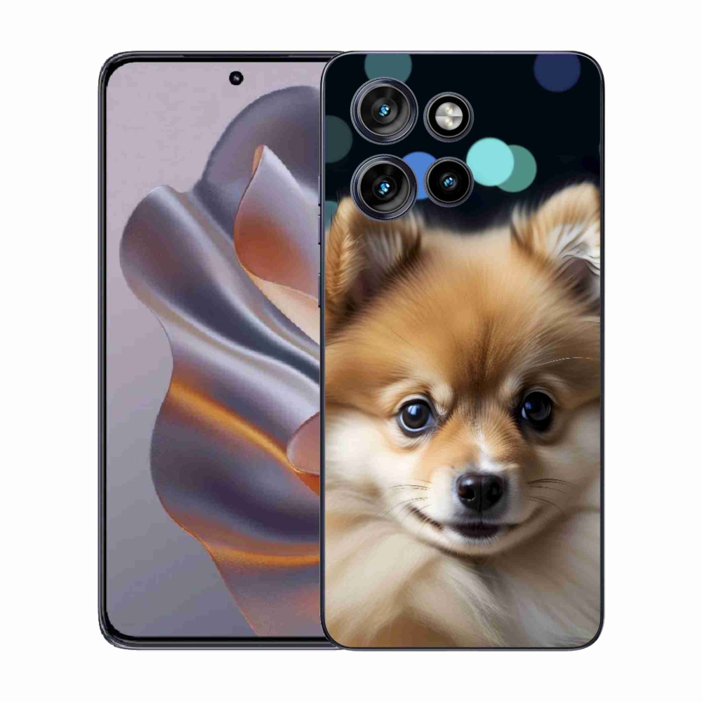 Gelový kryt mmCase na Motorola Edge 50 Neo - roztomilý pomeranian