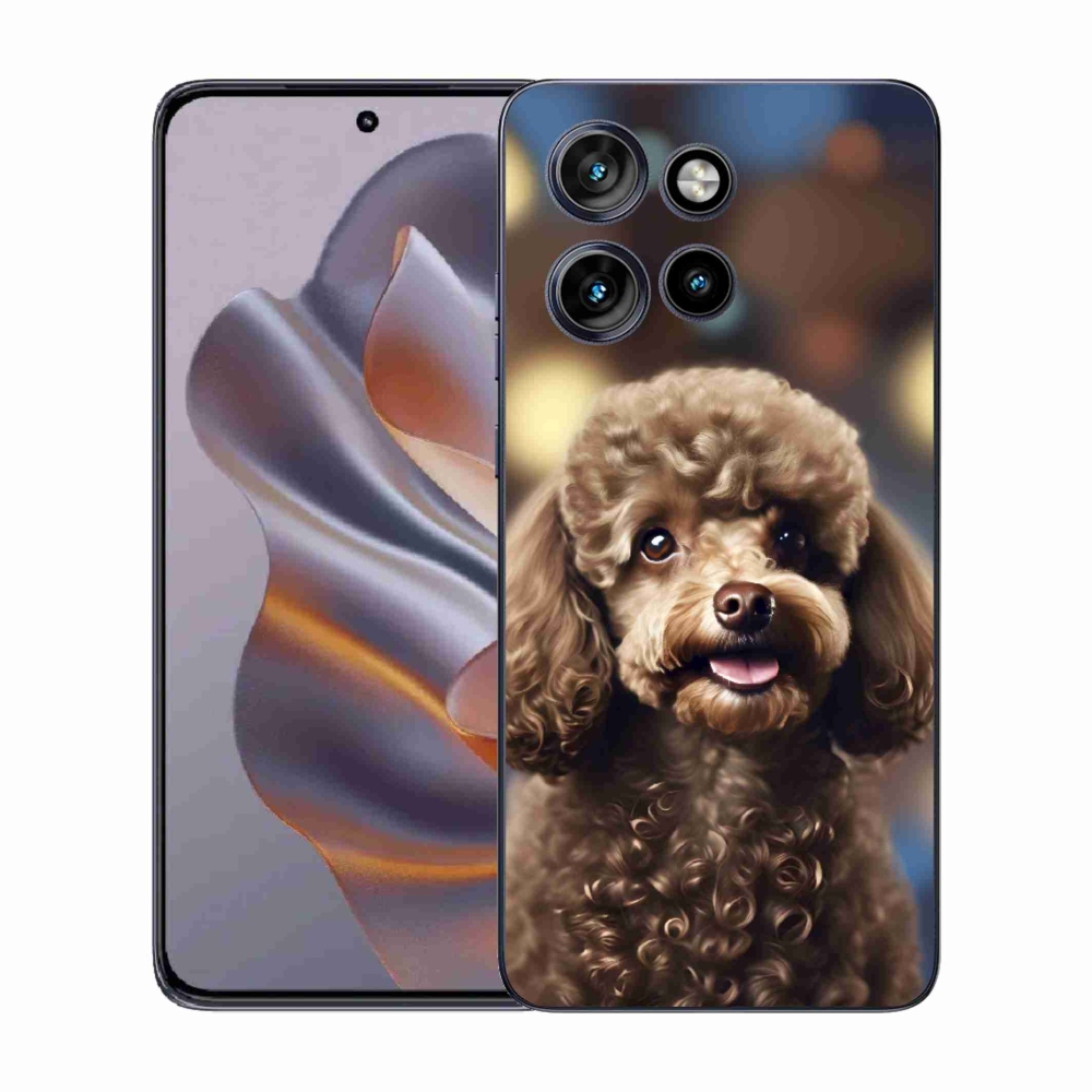 Gelový kryt mmCase na Motorola Edge 50 Neo - roztomilý pudl