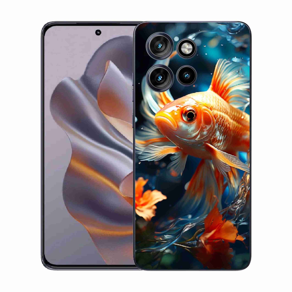 Gelový kryt mmCase na Motorola Edge 50 Neo - rybka