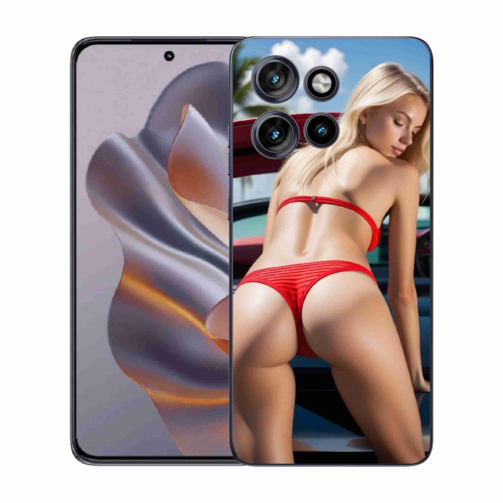 Gelový kryt mmCase na Motorola Edge 50 Neo - sexy žena 2