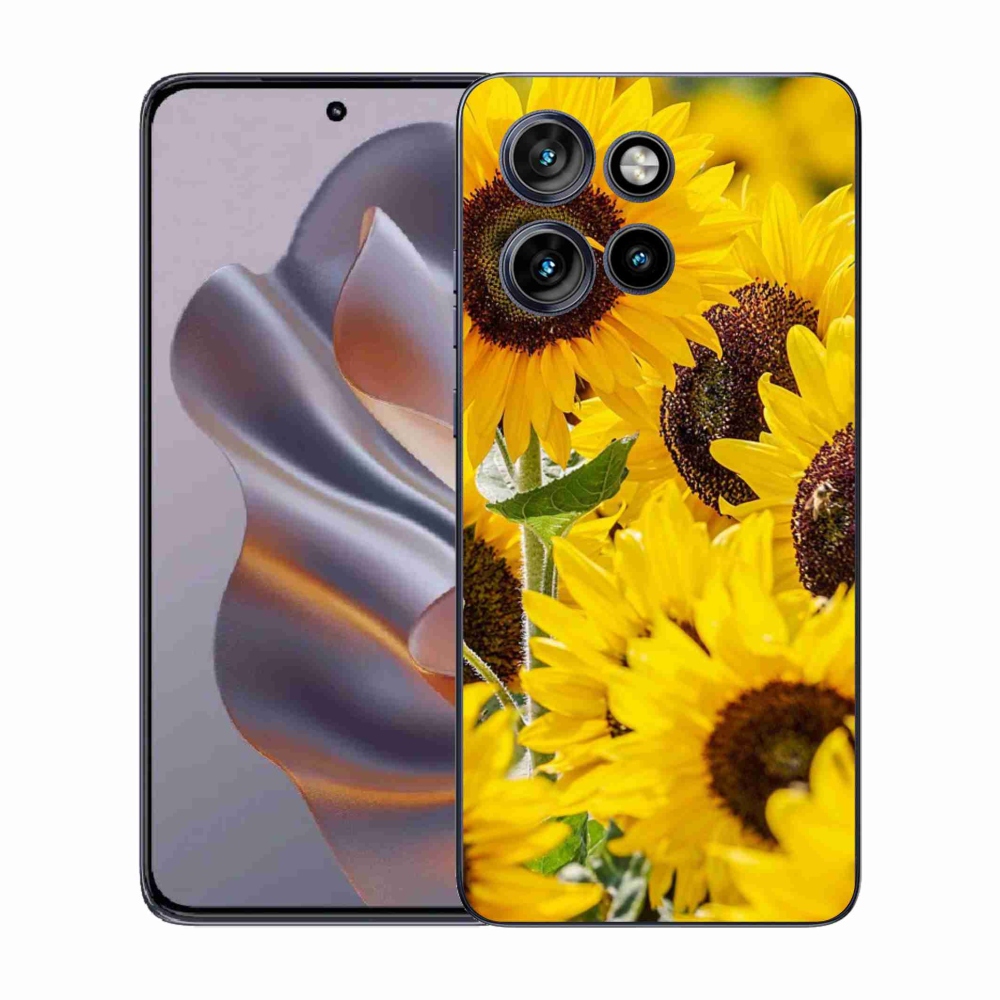 Gelový kryt mmCase na Motorola Edge 50 Neo - slunečnice