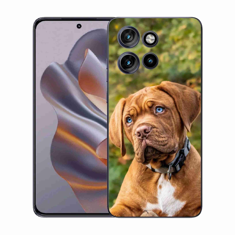 Gelový kryt mmCase na Motorola Edge 50 Neo - štěně 