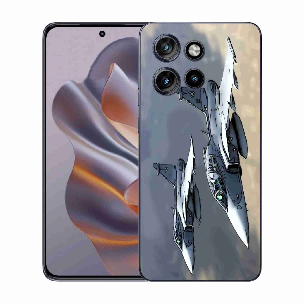 Gelový kryt mmCase na Motorola Edge 50 Neo - stíhačky