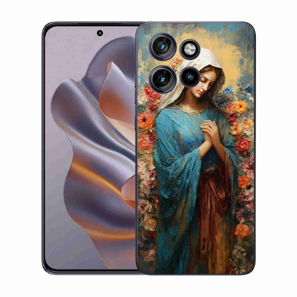 Gelový kryt mmCase na Motorola Edge 50 Neo - svatá žena