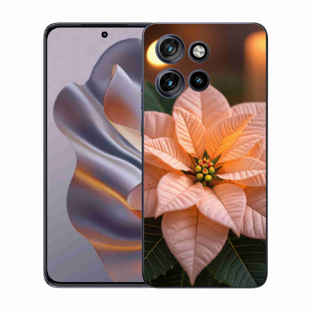 Gelový kryt mmCase na Motorola Edge 50 Neo - vánoční hvězda