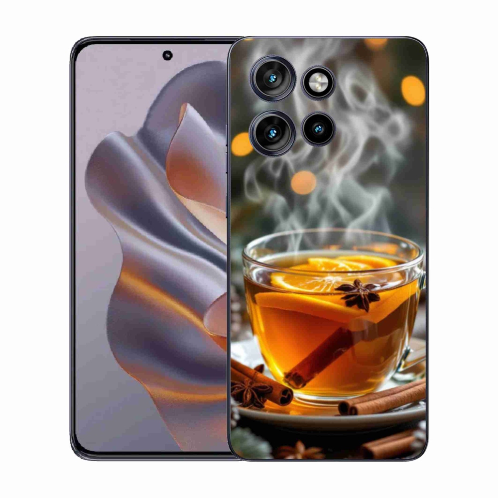 Gelový kryt mmCase na Motorola Edge 50 Neo - vánoční punč