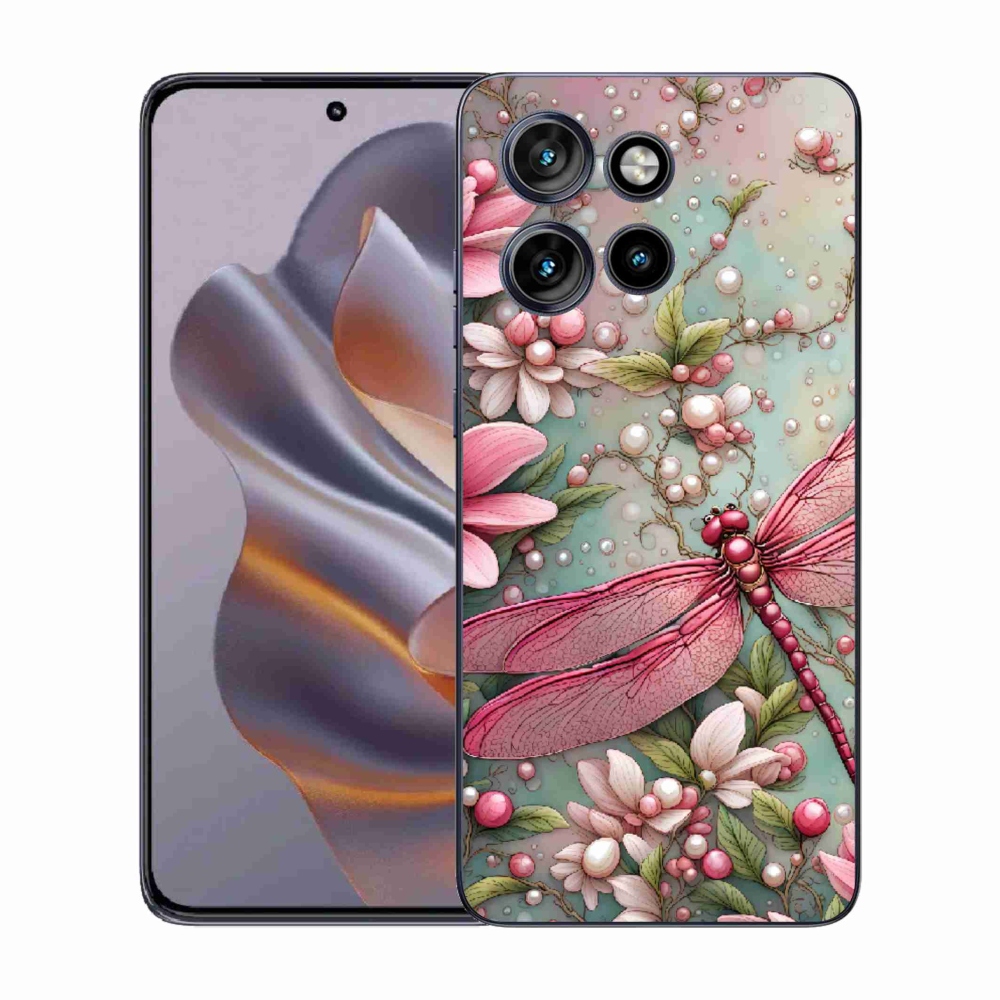 Gelový kryt mmCase na Motorola Edge 50 Neo - vážka