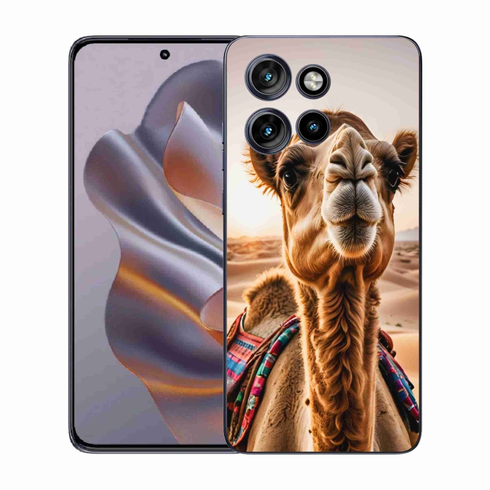 Gelový kryt mmCase na Motorola Edge 50 Neo - velbloud