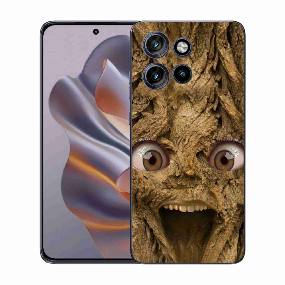 Gelový kryt mmCase na Motorola Edge 50 Neo - veselý strom s očima