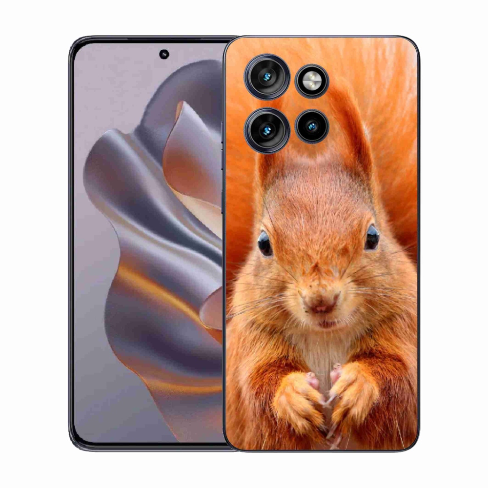 Gelový kryt mmCase na Motorola Edge 50 Neo - veverka