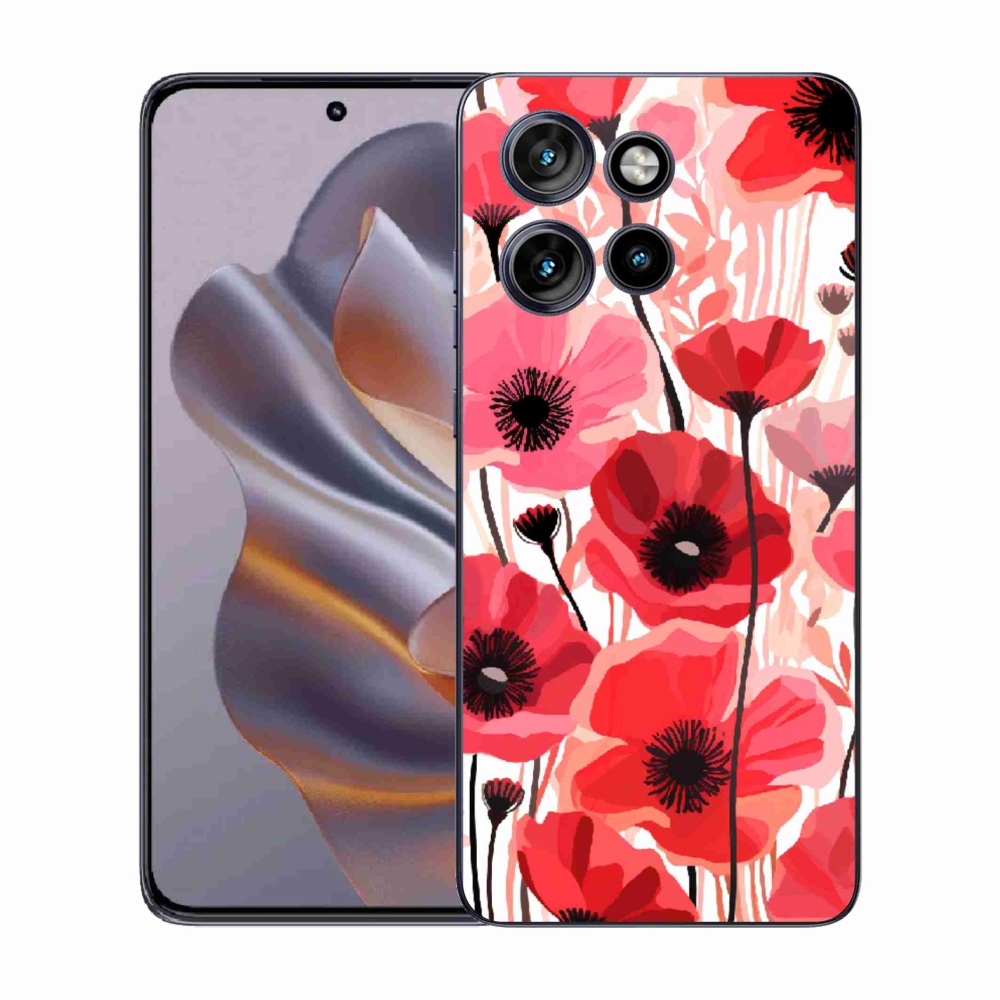 Gelový kryt mmCase na Motorola Edge 50 Neo - vlčí mák 1