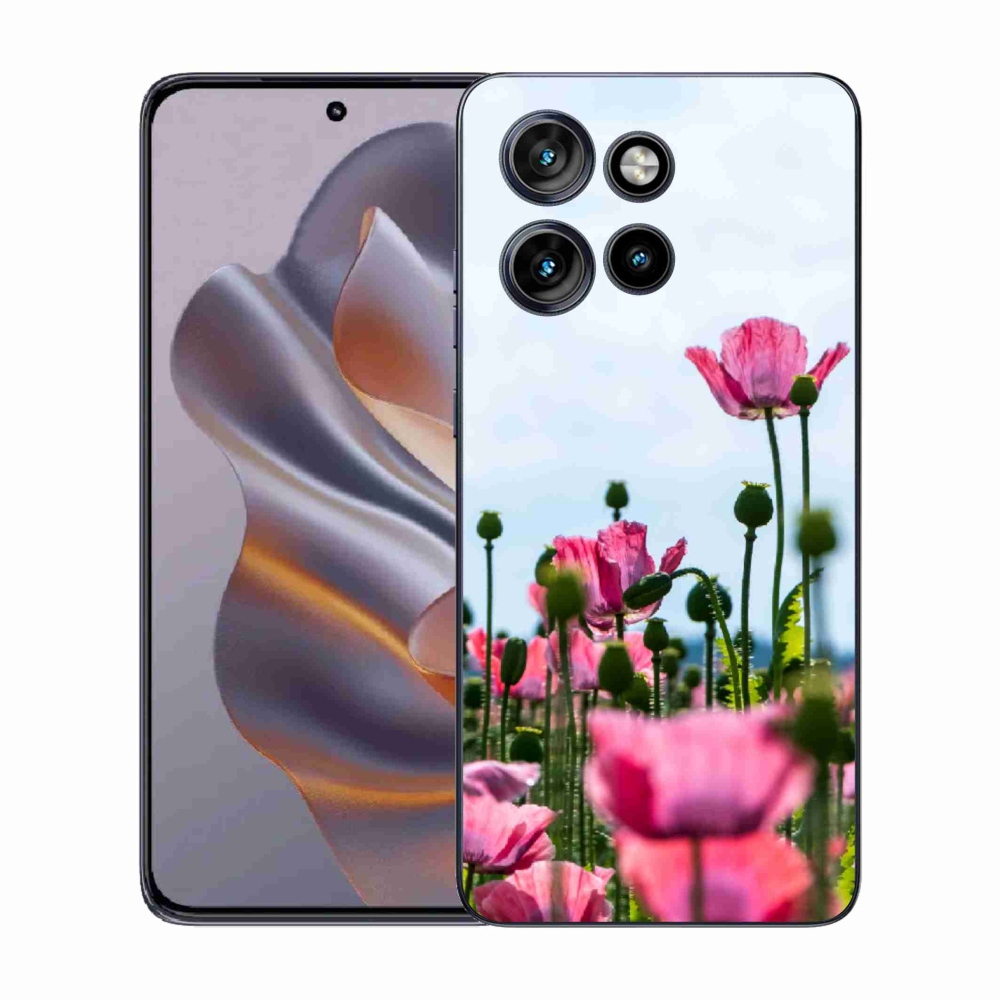 Gelový kryt mmCase na Motorola Edge 50 Neo - vlčí mák