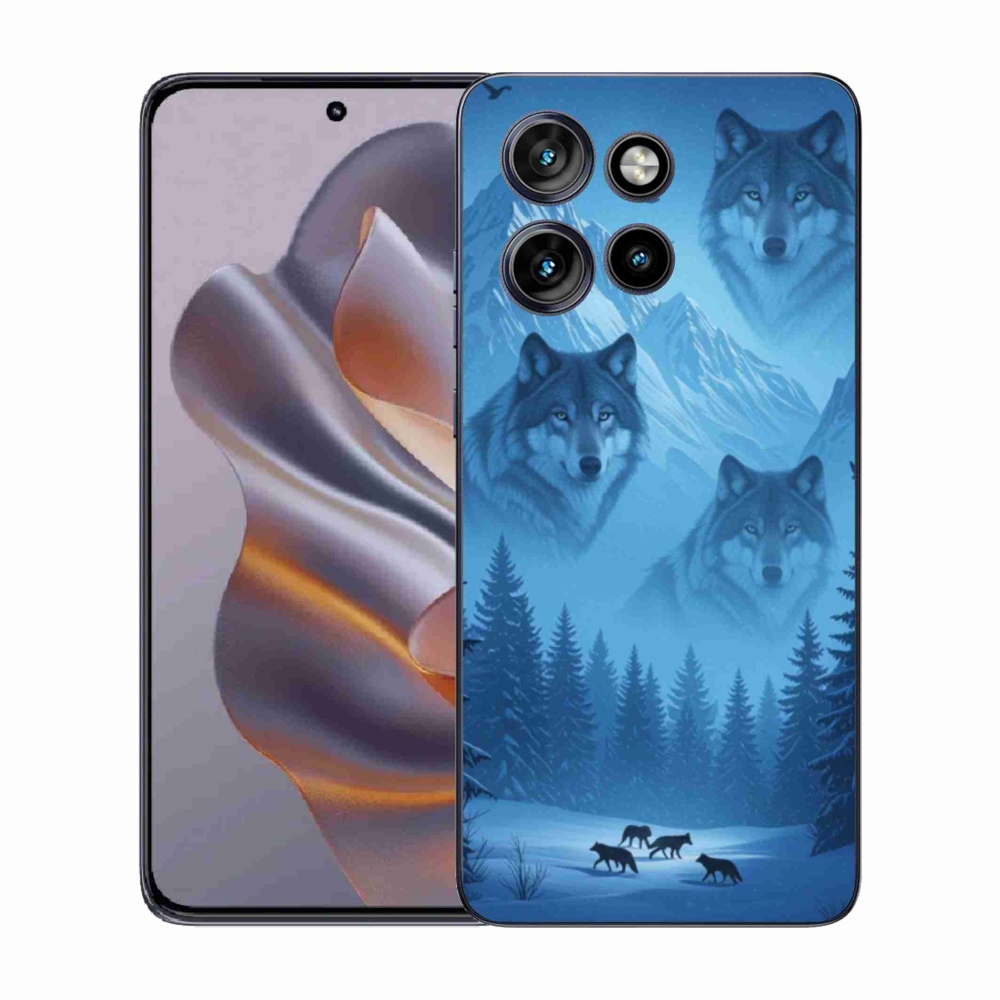 Gelový kryt mmCase na Motorola Edge 50 Neo - vlčí smečka
