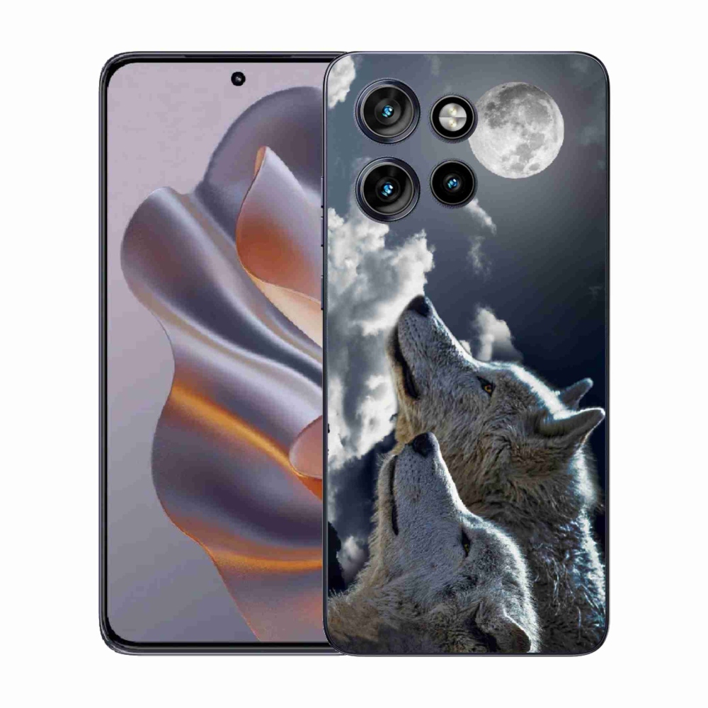 Gelový kryt mmCase na Motorola Edge 50 Neo - vlci