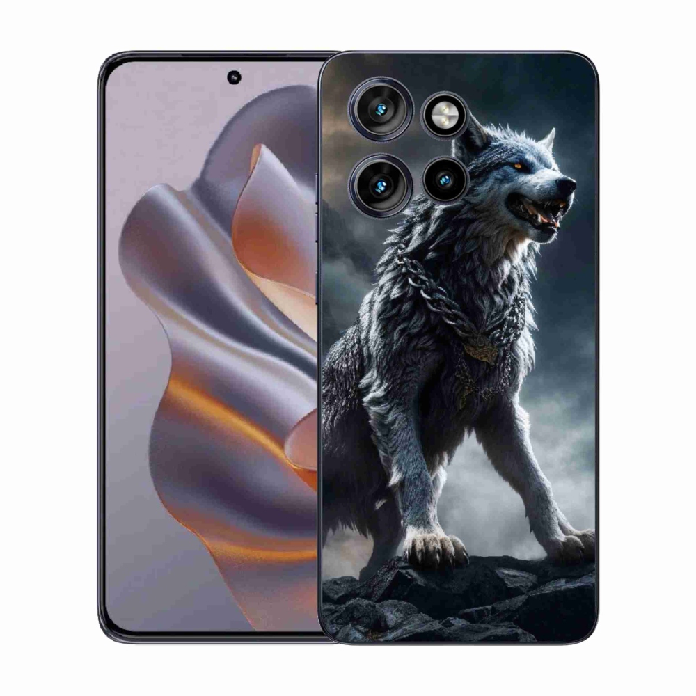 Gelový kryt mmCase na Motorola Edge 50 Neo - vlk 1