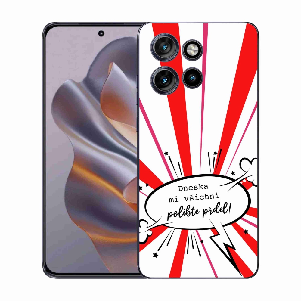 Gelový kryt mmCase na Motorola Edge 50 Neo - vtipný text 15 bílé pozadí