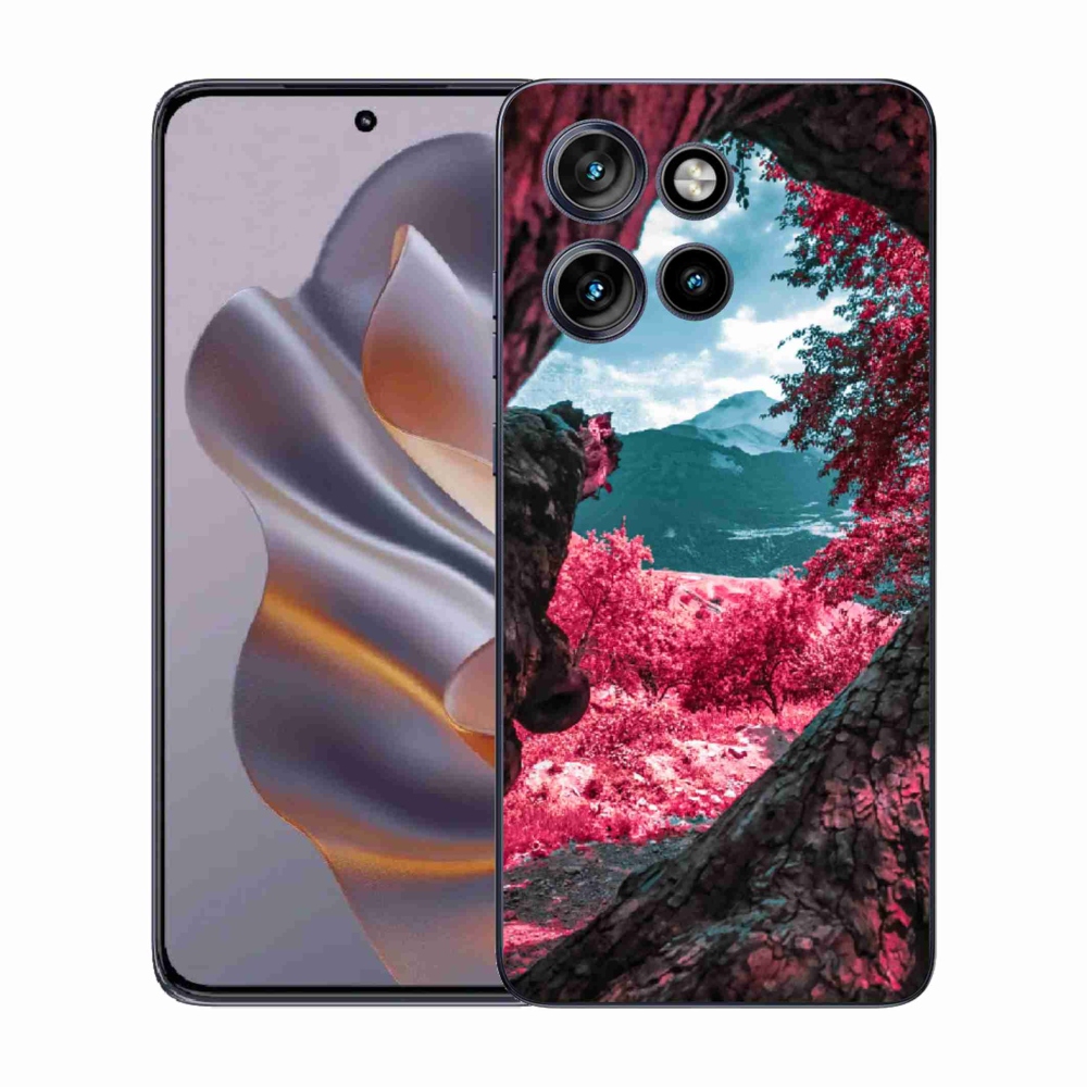 Gelový kryt mmCase na Motorola Edge 50 Neo - výhled na hory